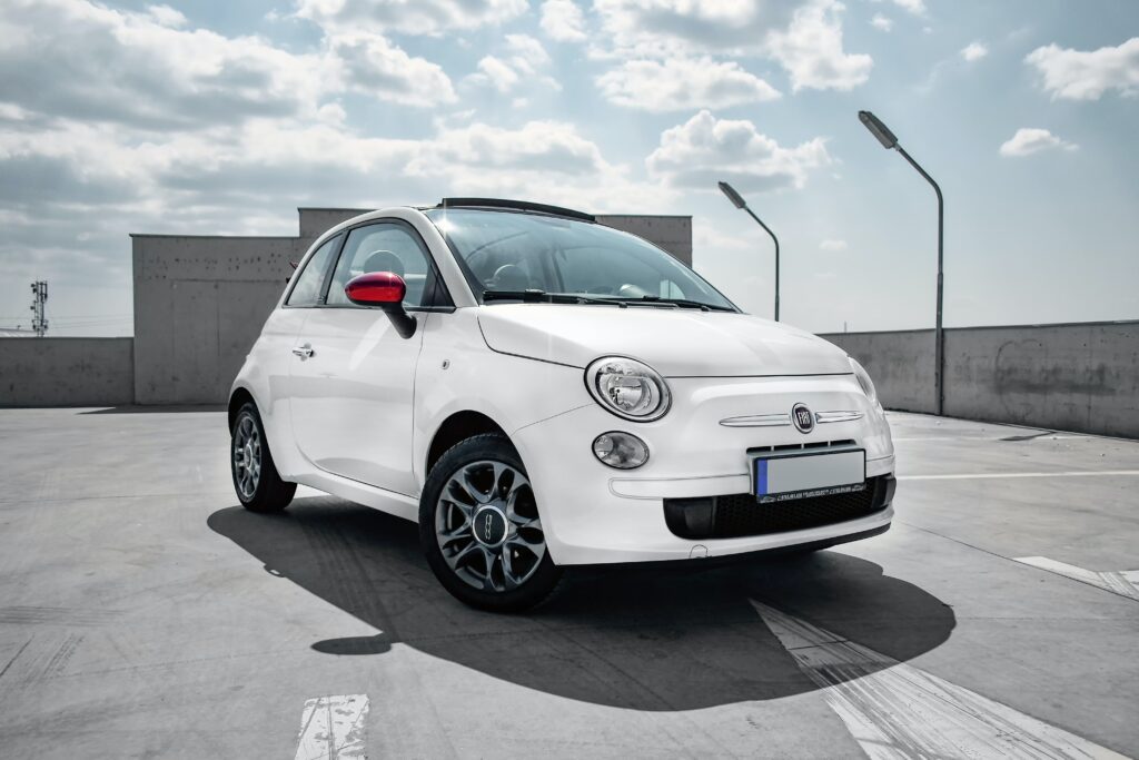 Youngtimer Fiat 500 sfeerfoto